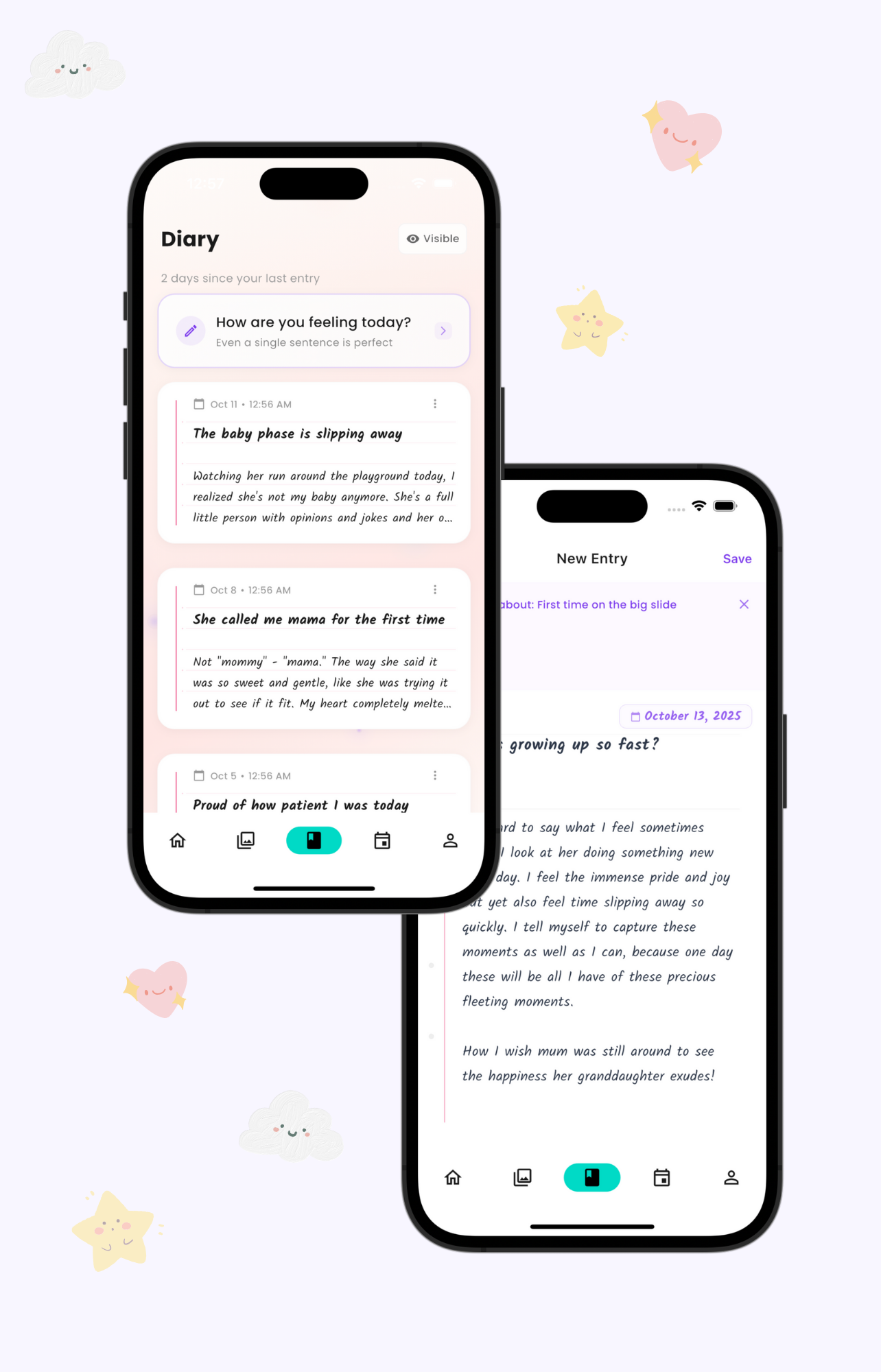 Personal parenting journal